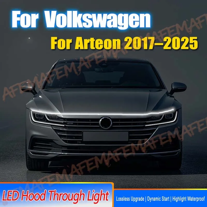 For Volkswagen Arteon 2017-2025LED Car Hood Atmosphere Light Strip Auto Exterior Decoration Lighting Decorative Ambient Lamp 12V
For Volkswagen Arteon 2017-2025LED Car Hood Atmosphere Light Strip Auto Exterior Decoration Lighting Decorative Ambient Lamp 12V