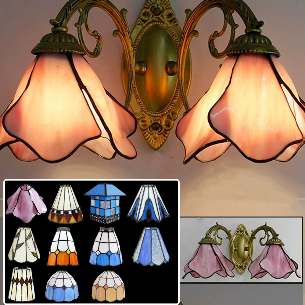 Vintage Stained Glass LampShades Tiffany Style Replacement Lamp Covers for Table Pendant Droplight Light Cover Chandelier Shades
Vintage Stained Glass LampShades Tiffany Style Replacement Lamp Covers for Table Pendant Droplight Light Cover Chandelier Shades
