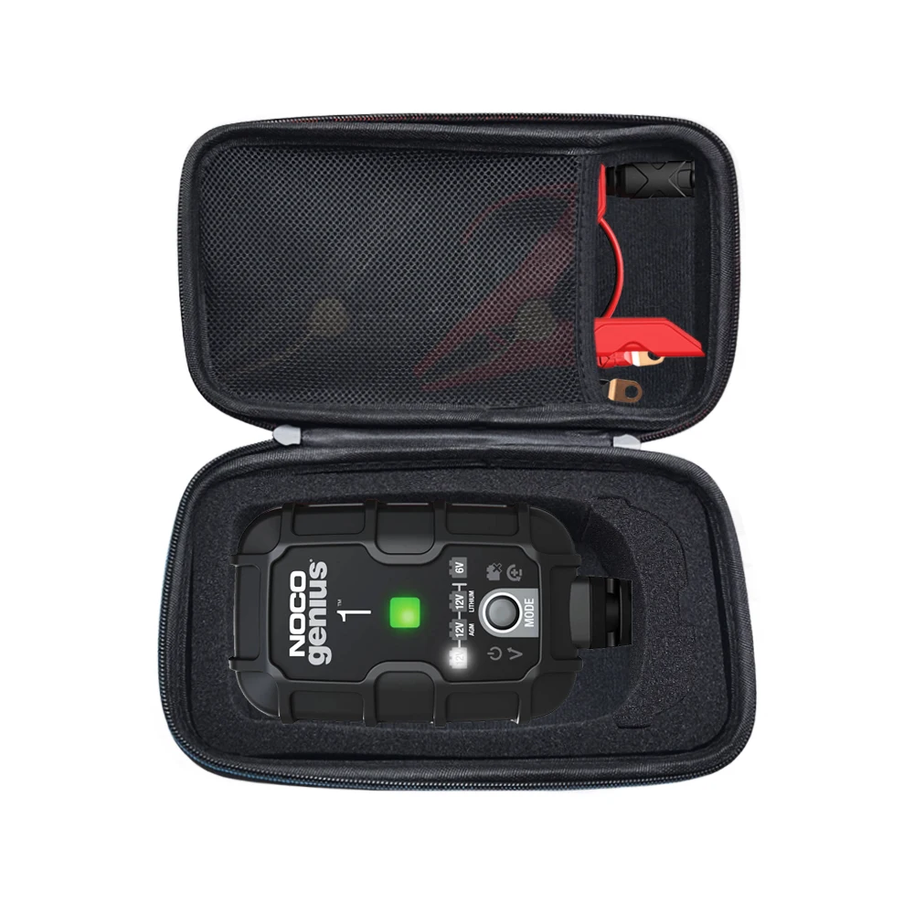 Protective Travel Carrying Bag Storage Case Cover for NOCO Genius 1 Battery Charger 6V/12V 1 Amp Battery Charger Case(CASE ONLY)
Protective Travel Carrying Bag Storage Case Cover for NOCO Genius 1 Battery Charger 6V/12V 1 Amp Battery Charger Case(CASE ONLY)