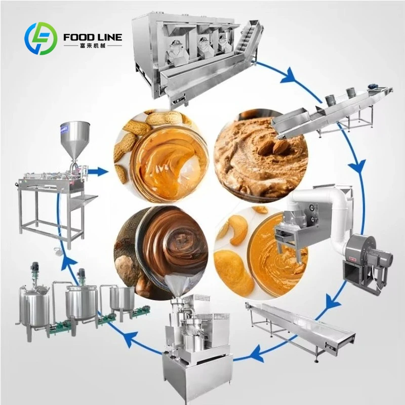Customized Industrial Manufacturer Full Automatic Hazelnut Paste Make Nut Butter Production Line for Peanut Butter
Customized Industrial Manufacturer Full Automatic Hazelnut Paste Make Nut Butter Production Line for Peanut Butter