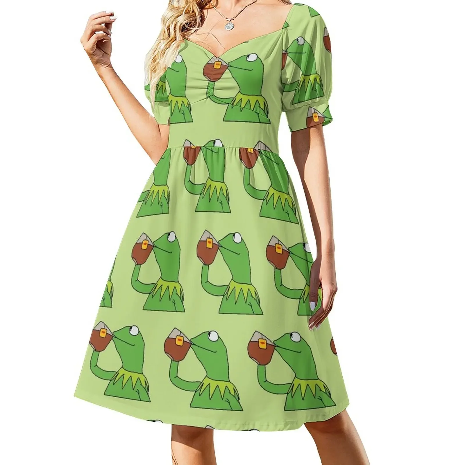 the tea has been served Short-Sleeved Dress festival outfit women women's summer clothing 2025
the tea has been served Short-Sleeved Dress festival outfit women women's summer clothing 2025