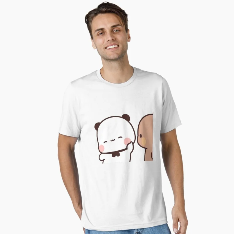 Dudu wants a kiss from Bubu Gift t shirt kawaii Panda Bear Cartoon Graphic tee Cute Y2K Clothes 100% cotton All size Tee S-6XL
Dudu wants a kiss from Bubu Gift t shirt kawaii Panda Bear Cartoon Graphic tee Cute Y2K Clothes 100% cotton All size Tee S-6XL