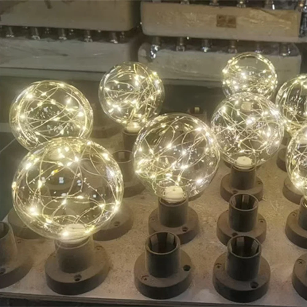 2 шт., цветные лампы из медной проволоки G95
2 шт., цветные лампы из медной проволоки G95