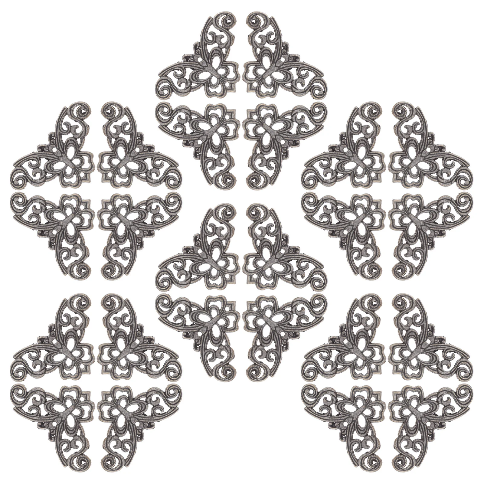 24Pcs Vintage Metal Corner Protectors Bronze Decorative Guards for Furniture Jewelry Boxes Cabinets Retro Aesthetic Long Term
24Pcs Vintage Metal Corner Protectors Bronze Decorative Guards for Furniture Jewelry Boxes Cabinets Retro Aesthetic Long Term