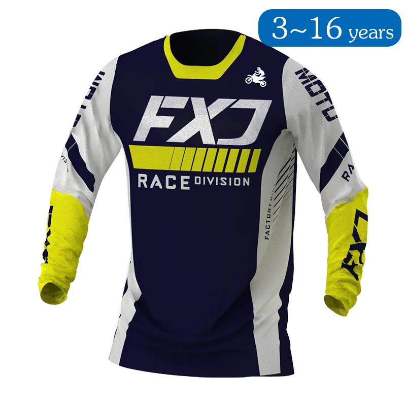 Children's off-road motorcycle jersey Motocross shirt Boys Girls 3 4 5 6 7 8 9 10 11 12 13 14 15 16 years old mx bmx Enduro Kid
Children's off-road motorcycle jersey Motocross shirt Boys Girls 3 4 5 6 7 8 9 10 11 12 13 14 15 16 years old mx bmx Enduro Kid