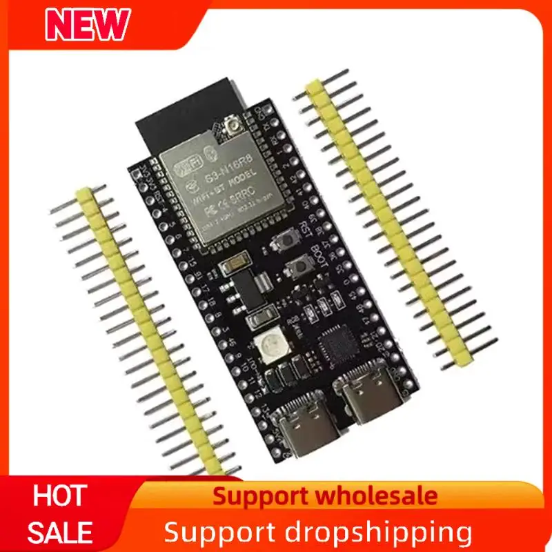 Превосходная плата разработки Dual Type-C ESP32-S3 CORE Board Встроенный модуль Esp32 S3 N16R8 N8R2 с антенным основанием
Превосходная плата разработки Dual Type-C ESP32-S3 CORE Board Встроенный модуль Esp32 S3 N16R8 N8R2 с антенным основанием