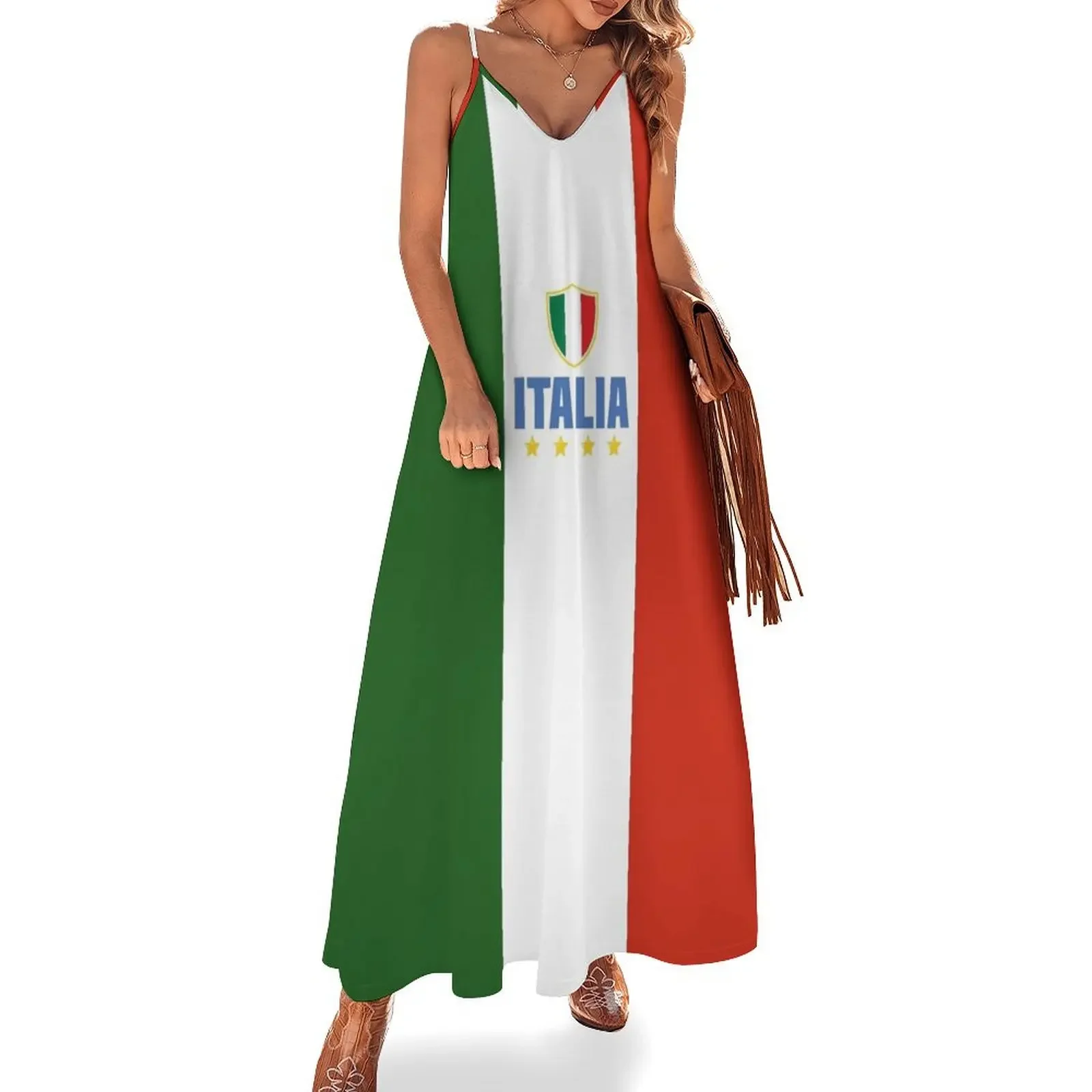 Italia - Italian tricolor Sleeveless Dress Dresses for wedding party Summer women's clothing Women's evening dress
Italia - Italian tricolor Sleeveless Dress Dresses for wedding party Summer women's clothing Women's evening dress
