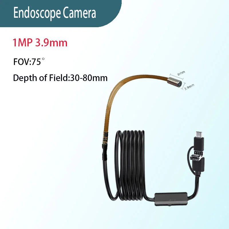 3.9mm Android Endoscope Camera 3 IN1 Micro USB Type C Borescope Mini Camera Waterproof LED Car Inspection For HUAWEI XIAOMI PC
3.9mm Android Endoscope Camera 3 IN1 Micro USB Type C Borescope Mini Camera Waterproof LED Car Inspection For HUAWEI XIAOMI PC