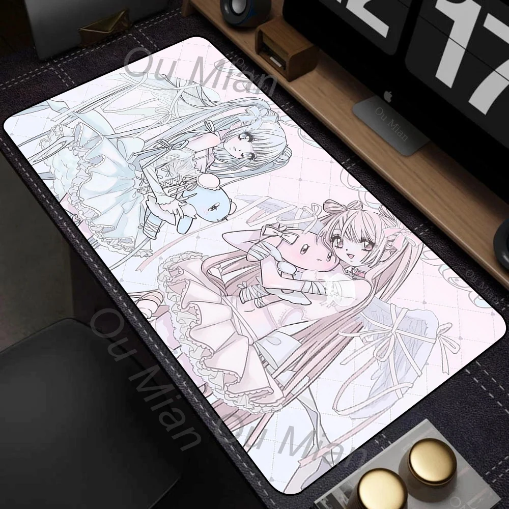 Pink Anime Kawaii Girls PC Gaming Mouse Pad Best Friend Computer Office Accessories Large Gamer Non-slip Keyboard Expansion Pads
Pink Anime Kawaii Girls PC Gaming Mouse Pad Best Friend Computer Office Accessories Large Gamer Non-slip Keyboard Expansion Pads