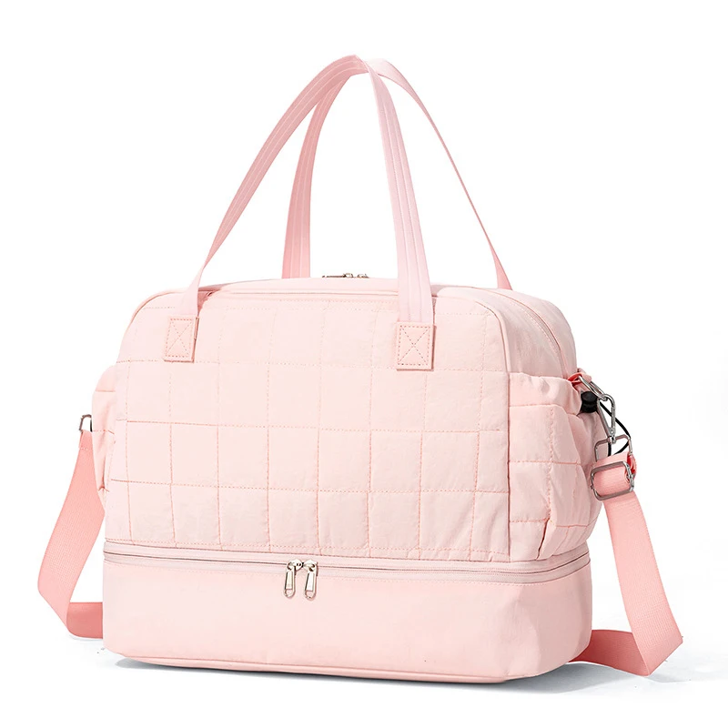 Oxford Cloth Women's Shoulder Bag with Large Capacity and Separate Shoe Compartment, Simple Sports Bag for Light Travel
Oxford Cloth Women's Shoulder Bag with Large Capacity and Separate Shoe Compartment, Simple Sports Bag for Light Travel