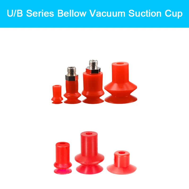 5pcs/pack Piab Red Corrugated Vacuum Suction Cup for Robotic Arm, Model U8 B8 U15 B10-2, Industrial Pneumatic Component
5pcs/pack Piab Red Corrugated Vacuum Suction Cup for Robotic Arm, Model U8 B8 U15 B10-2, Industrial Pneumatic Component