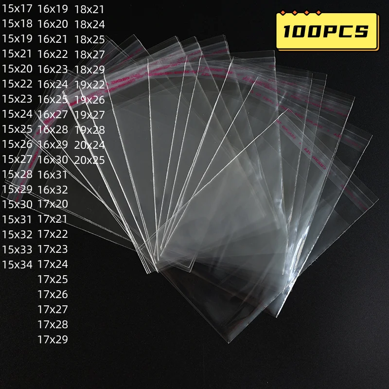 100pcs 15cm transparent self-sealing OPP bags self-adhesive cellophane bags packaging plastic bags for food candy gift packaging
100pcs 15cm transparent self-sealing OPP bags self-adhesive cellophane bags packaging plastic bags for food candy gift packaging