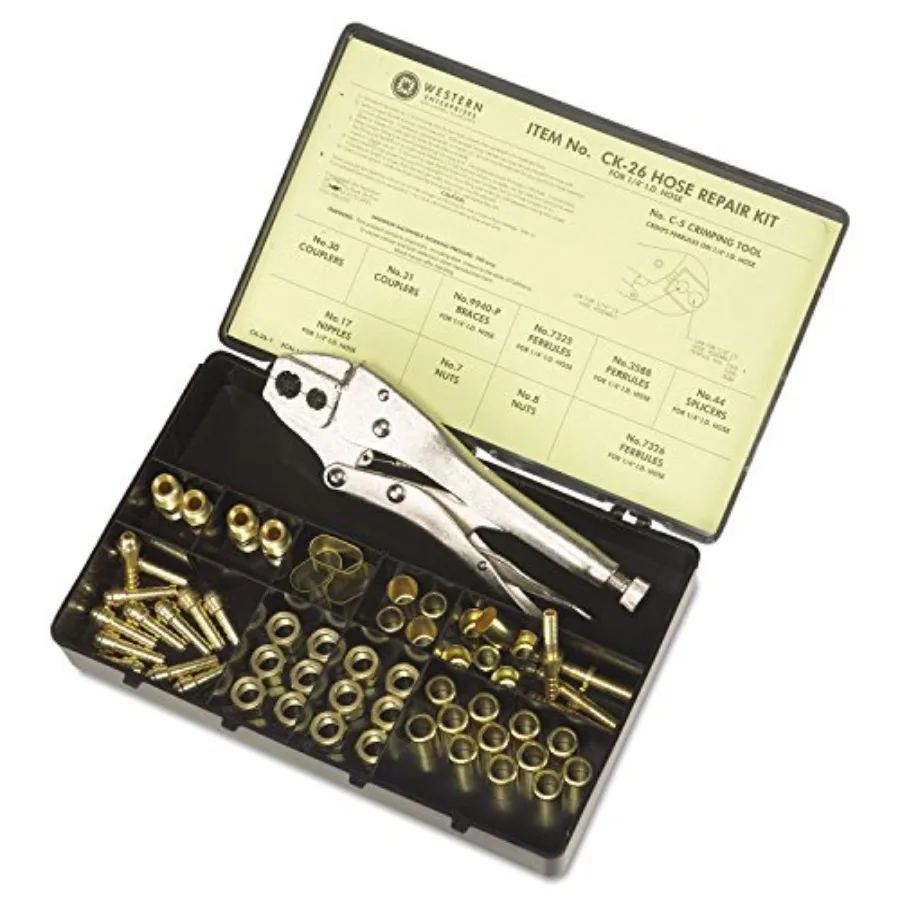 WESTERN ENTERPRISES CK-26 B SIZE X 1/4" I.D. HOSEREPAIR KIT
WESTERN ENTERPRISES CK-26 B SIZE X 1/4" I.D. HOSEREPAIR KIT
