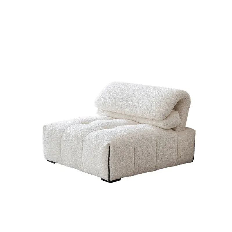 Cream wind camel wool fabric sofa straight row folded high backrest dual-purpose tofu block module splicing combination sofa
Cream wind camel wool fabric sofa straight row folded high backrest dual-purpose tofu block module splicing combination sofa