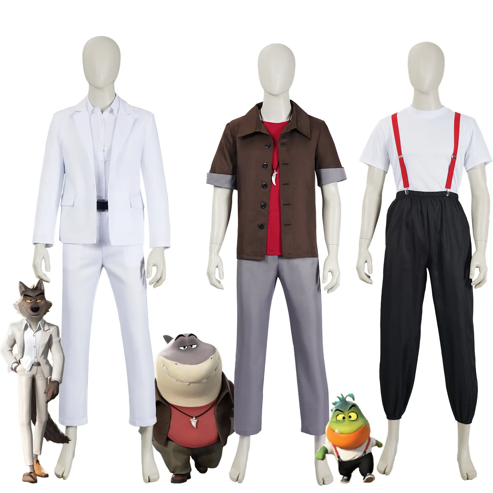 Cartoon Villain Alliance Adult Halloween Cosplay Jumpsuit with Overalls Polyester Material High Quality Stage Costume
Cartoon Villain Alliance Adult Halloween Cosplay Jumpsuit with Overalls Polyester Material High Quality Stage Costume