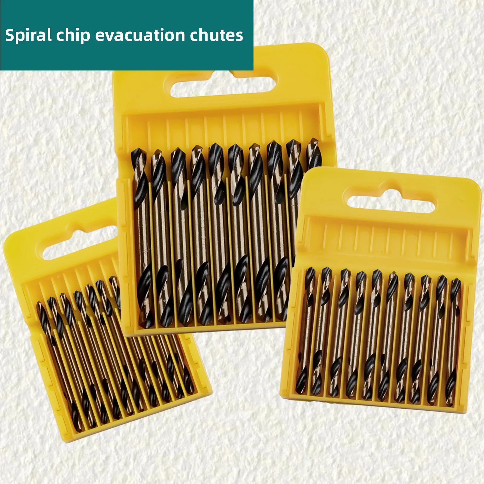 30Pcs【Double-Ended High-Speed Steel Twist Drill】Cobalt-Containing High-Hardness Drill Bit, Suitable for Stainless Steel/Metal/Wood/Plastic, Industrial-Grade Durable
30Pcs【Double-Ended High-Speed Steel Twist Drill】Cobalt-Containing High-Hardness Drill Bit, Suitable for Stainless Steel/Metal/Wood/Plastic, Industrial-Grade Durable