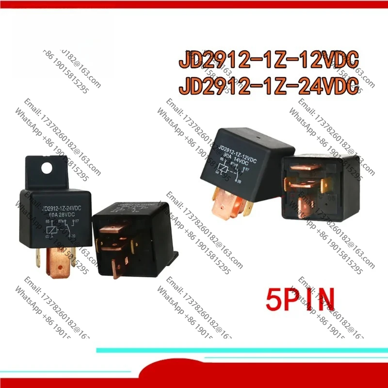 5 шт./лот, 100% оригинальное новое автомобильное реле JD2912-1Z-12VDC JD2912-1Z-24VDC JD2912 1Z 12 В 24 В 80 А 5-контактное супертоковое реле
5 шт./лот, 100% оригинальное новое автомобильное реле JD2912-1Z-12VDC JD2912-1Z-24VDC JD2912 1Z 12 В 24 В 80 А 5-контактное супертоковое реле