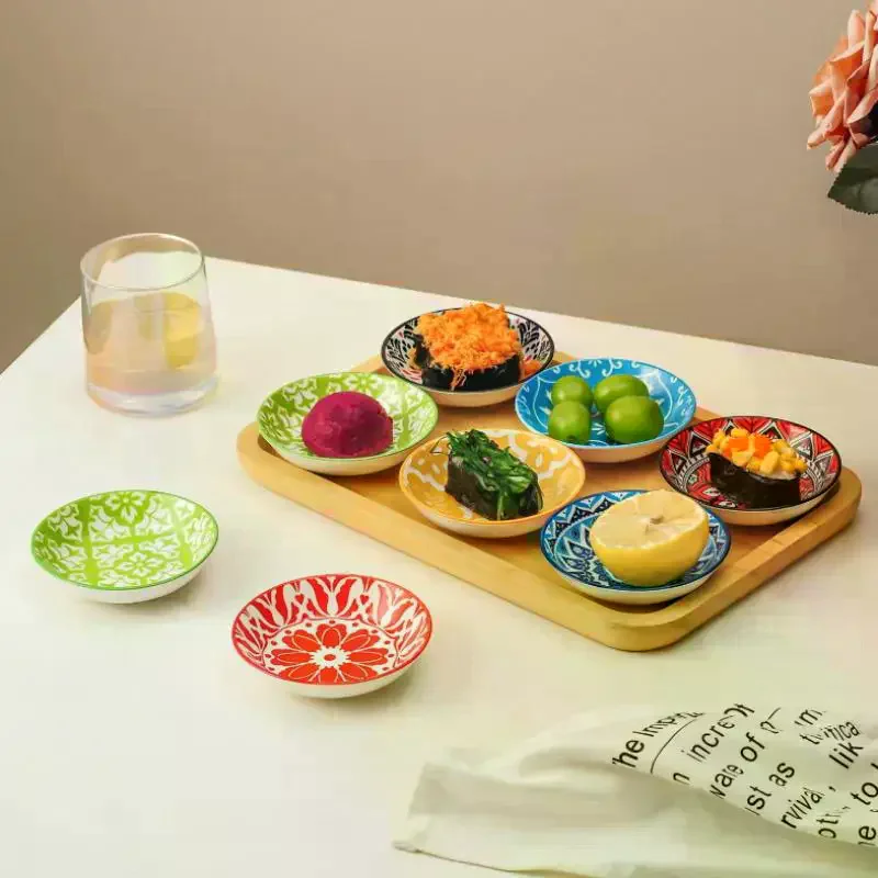 Керамические блюда для приправ, тарелки в богемном стиле, блюда для соусов, подходят для кухни, ресторанов, магазинов суши и пикников
Керамические блюда для приправ, тарелки в богемном стиле, блюда для соусов, подходят для кухни, ресторанов, магазинов суши и пикников