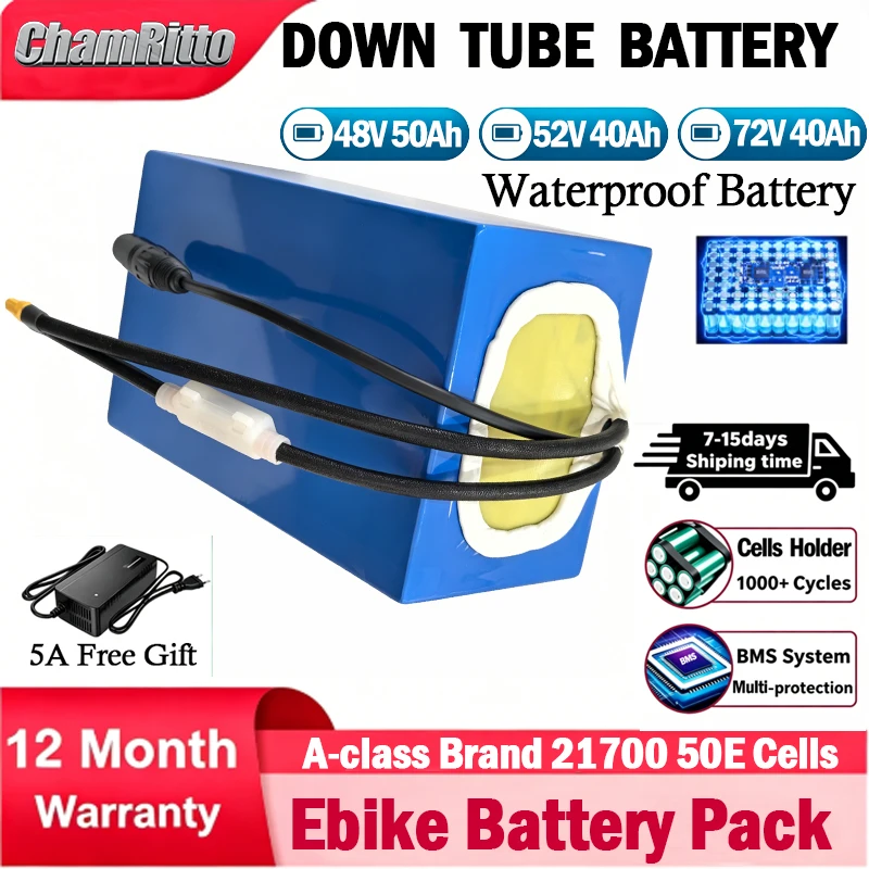 E bike Elektrische Fiets 72V 40Ah Battery 3000W Higt Power 48V 52V 60V 25 30 50ah Electric scooter 21700 2000W Lithium Batterij
E bike Elektrische Fiets 72V 40Ah Battery 3000W Higt Power 48V 52V 60V 25 30 50ah Electric scooter 21700 2000W Lithium Batterij