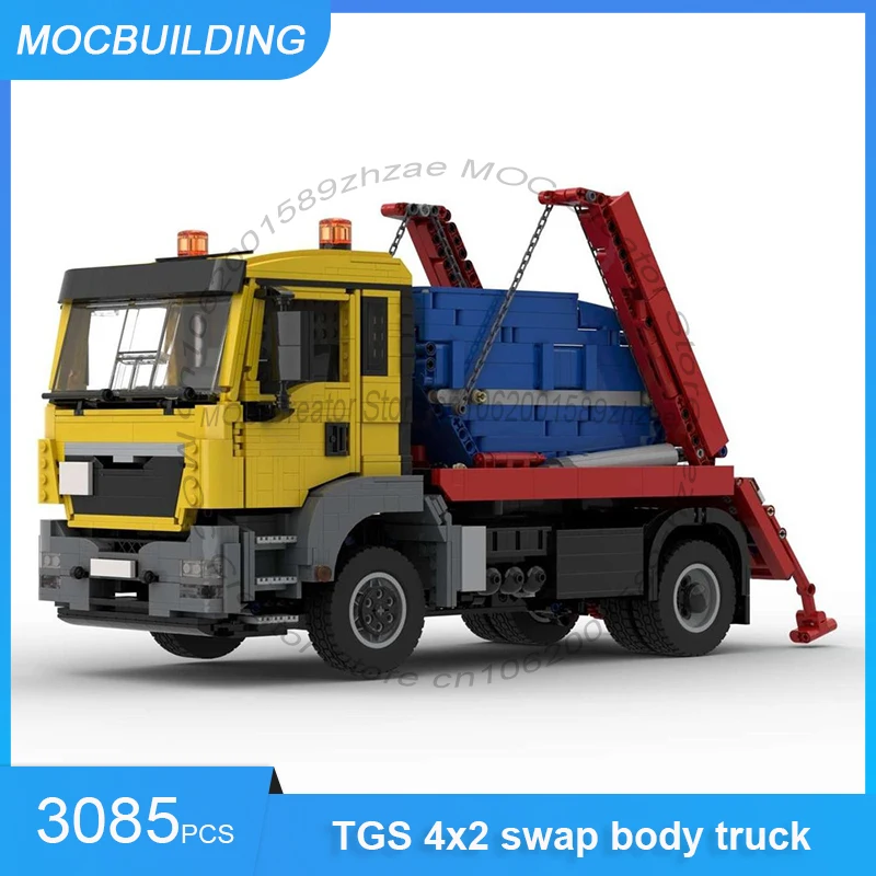 MOC Building Blocks TGS 4x2 Swap Body Truck Model DIY Assemble Bricks Transportation Collection Creative Toys Gifts 3085PCS
MOC Building Blocks TGS 4x2 Swap Body Truck Model DIY Assemble Bricks Transportation Collection Creative Toys Gifts 3085PCS