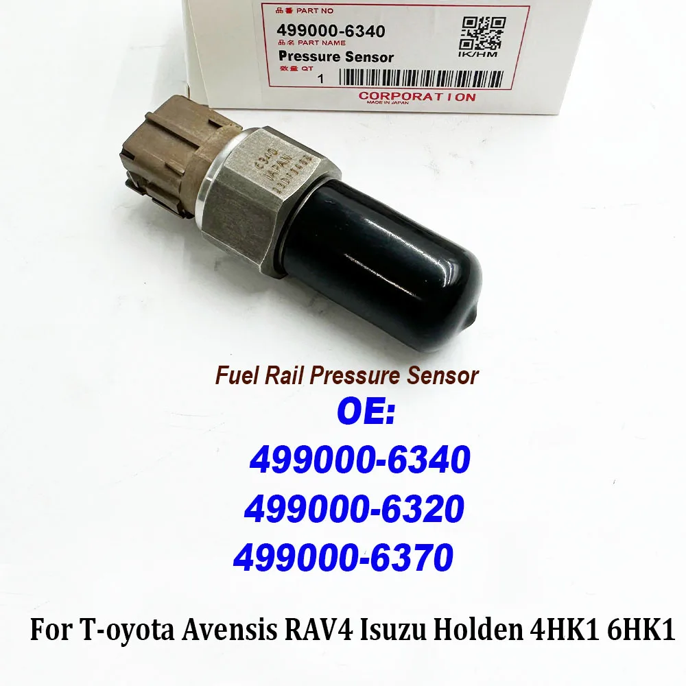 499000-6340 499000-6320 For T-oyota Avensis RAV4 Holden 4HK1 6HK1 Fuel Rail Pressure Sensor 499000-6370 4990006320 4990006340
499000-6340 499000-6320 For T-oyota Avensis RAV4 Holden 4HK1 6HK1 Fuel Rail Pressure Sensor 499000-6370 4990006320 4990006340
