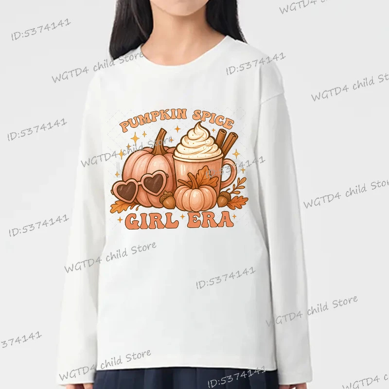 Футболки с графическим рисунком Pumpkin Spice Girl Era, осенний топ с длинными рукавами, осенняя футболка с тыквой Spice, милая одежда для девочек на День благодарения
Футболки с графическим рисунком Pumpkin Spice Girl Era, осенний топ с длинными рукавами, осенняя футболка с тыквой Spice, милая одежда для девочек на День благодарения
