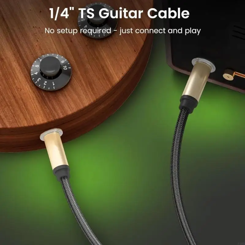 6.35mm Male to Male Connection Cable for Electric Guitar Bass Amp Violin Drum 69HD
6.35mm Male to Male Connection Cable for Electric Guitar Bass Amp Violin Drum 69HD