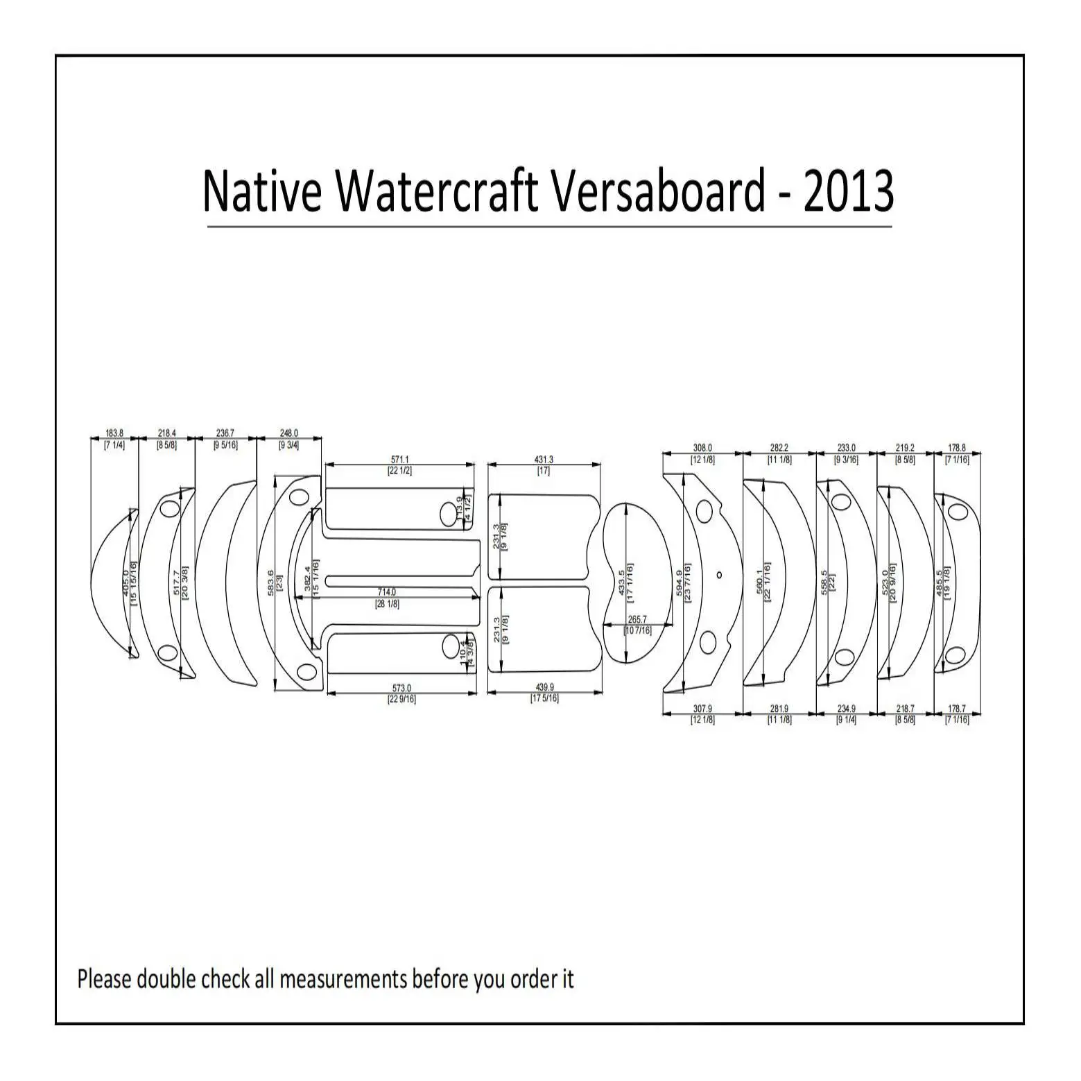 2013 Native Watercraft Versaboard Kayak Boat EVA Foam Deck Floor Pad Flooring
2013 Native Watercraft Versaboard Kayak Boat EVA Foam Deck Floor Pad Flooring
