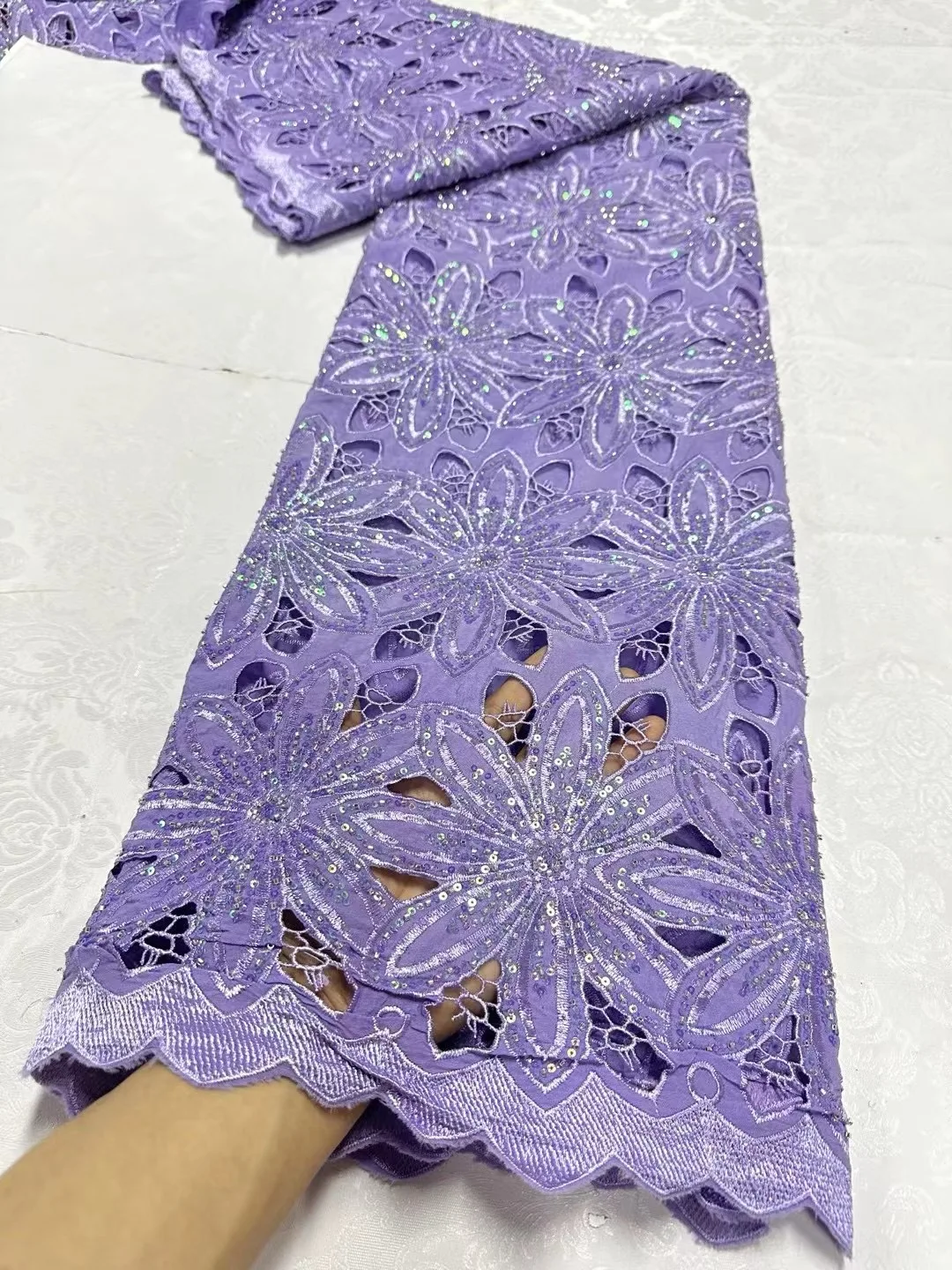 Latest 2024 African Lace Fabric High Quality,Cotton Fabric Per Meter,Embroidery,Linen,Party Dresses,Tulle,Sequin,Purple,5 Yards
Latest 2024 African Lace Fabric High Quality,Cotton Fabric Per Meter,Embroidery,Linen,Party Dresses,Tulle,Sequin,Purple,5 Yards