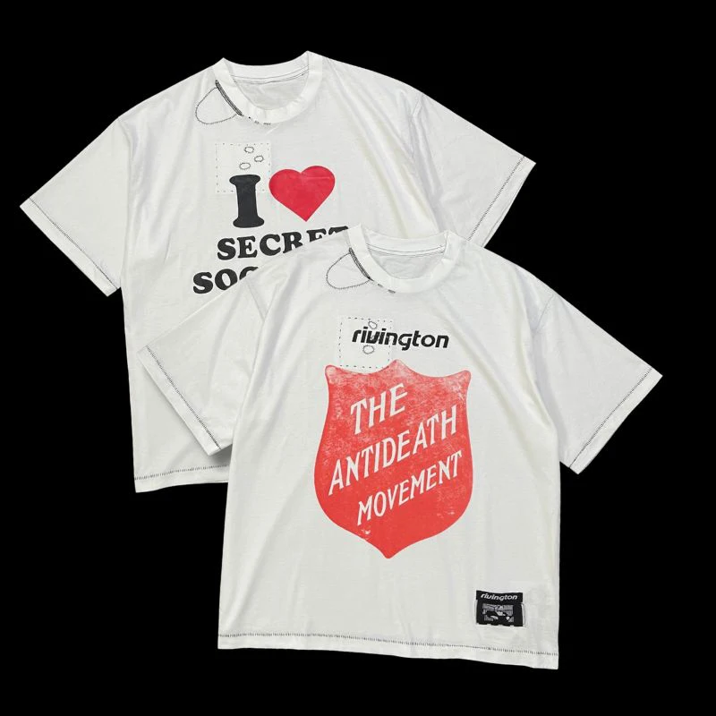 White Distressed Short Sleeve RRR 123 Tshirt Embroidery Seam Edges Letter Red Love Shield Print Round Neck Tops Men Women Outfit
White Distressed Short Sleeve RRR 123 Tshirt Embroidery Seam Edges Letter Red Love Shield Print Round Neck Tops Men Women Outfit