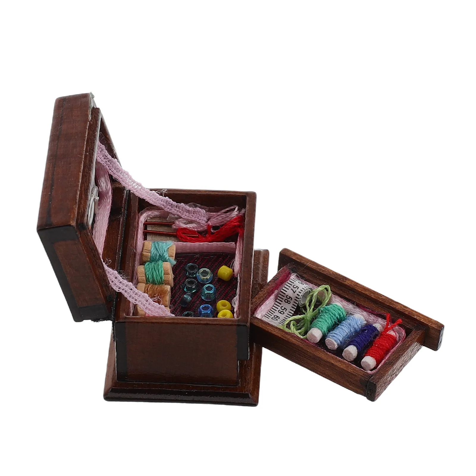 Vintage Wooden Miniature Sewing Box Traditional Chinese Style Miniature Furniture for Dollhouse Decor Sewing
Vintage Wooden Miniature Sewing Box Traditional Chinese Style Miniature Furniture for Dollhouse Decor Sewing