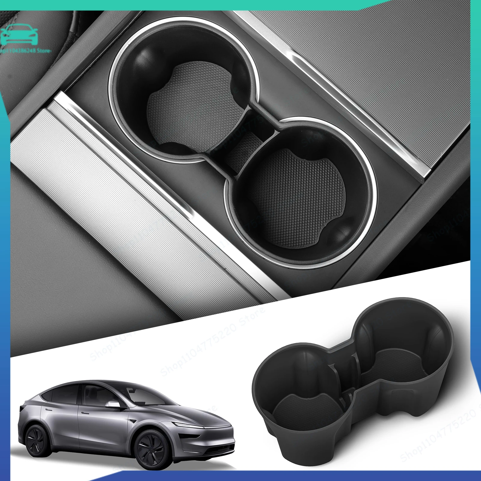 For Tesla Model Y Juniper Launch/Standard RWD/YL 2025 2026 Car Central Console Water Cup Holder Tray TPE Cup Box Tidying
For Tesla Model Y Juniper Launch/Standard RWD/YL 2025 2026 Car Central Console Water Cup Holder Tray TPE Cup Box Tidying
