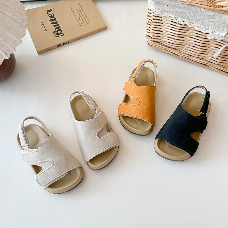 Summer Children Buckle Soft-soled Sandals Boy Girl Open-toe Breathable Beach Shoes Baby Non-slip Casual Shoes Kids Home Slippers
Summer Children Buckle Soft-soled Sandals Boy Girl Open-toe Breathable Beach Shoes Baby Non-slip Casual Shoes Kids Home Slippers