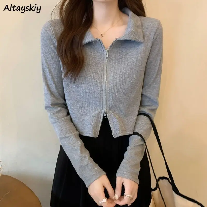 Куртки женские весенне-осенние Ulzzang модные новые с отложным воротником красочные женские однотонные пальто простые на молнии универсальные шикарные
Куртки женские весенне-осенние Ulzzang модные новые с отложным воротником красочные женские однотонные пальто простые на молнии универсальные шикарные