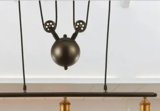 Vintage Retro Wrought Iron Black Chandelier Adjustable Pulley Industrial Lamps E27 Edison Pendant Lamp Home Light Fixtures
Vintage Retro Wrought Iron Black Chandelier Adjustable Pulley Industrial Lamps E27 Edison Pendant Lamp Home Light Fixtures