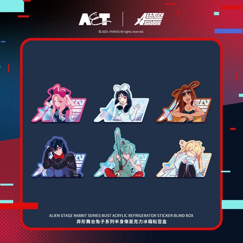 Kawaii Alien Stage Refrigerator Magnets Blind Box 6 Pcs/Set Anime Bust Acrylic Stickers With Hidden Ver Cute Fridge Decor Gift
Kawaii Alien Stage Refrigerator Magnets Blind Box 6 Pcs/Set Anime Bust Acrylic Stickers With Hidden Ver Cute Fridge Decor Gift