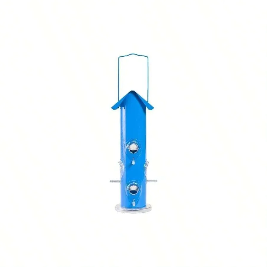 Blue Metal Tube Wild Bird Feeder - 1 Lb Capacity Wild Bird Seed - Durable Construction - 391
Blue Metal Tube Wild Bird Feeder - 1 Lb Capacity Wild Bird Seed - Durable Construction - 391
