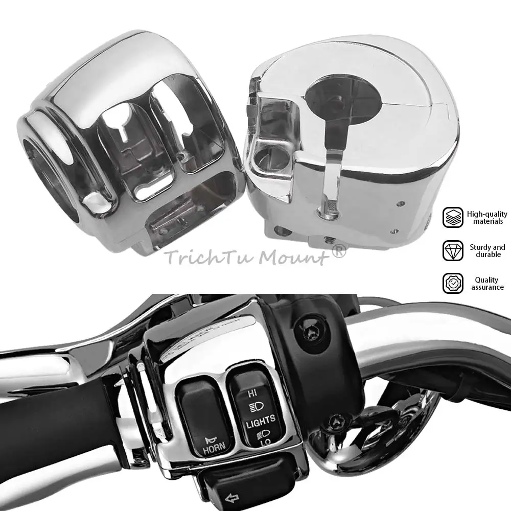 Motorcycle Handlebar Control Switch Housing Cover For Harley Sportster Iron 883 1200 Dyna Softail Fat Boy 2011-later #71826-11
Motorcycle Handlebar Control Switch Housing Cover For Harley Sportster Iron 883 1200 Dyna Softail Fat Boy 2011-later #71826-11