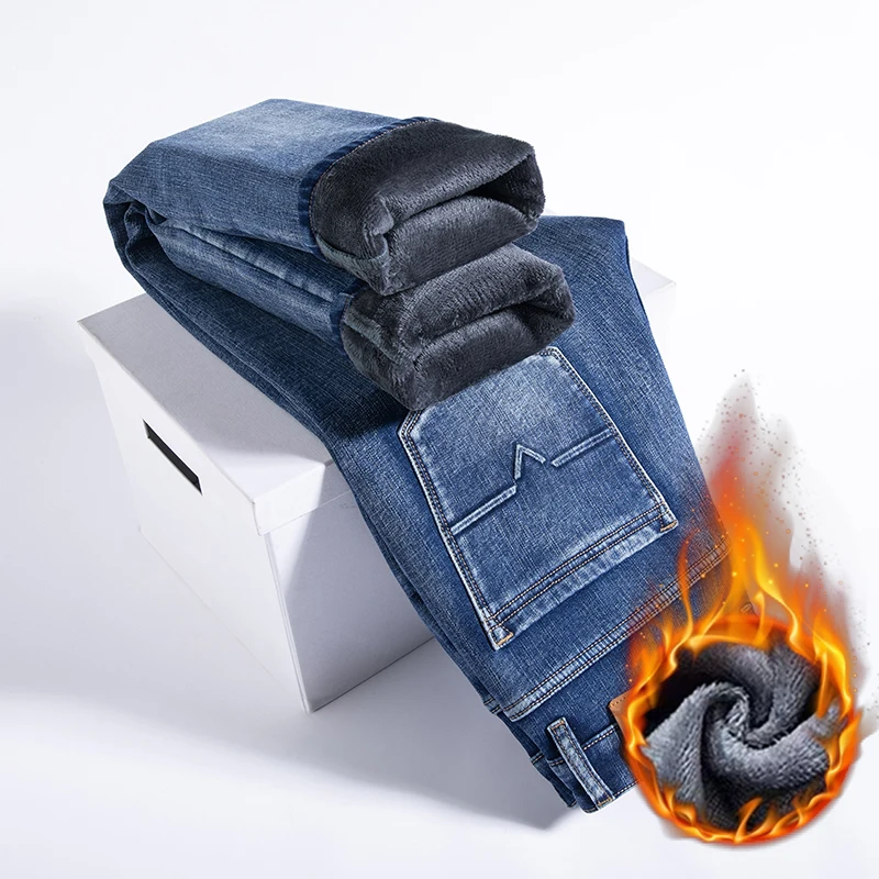 2025 Fashion Business Pants Retro Classic Denim Trousers Winter Casual Stretch Slim Jeans Men's Fleece Warm Jeans Brand 36 38 40
2025 Fashion Business Pants Retro Classic Denim Trousers Winter Casual Stretch Slim Jeans Men's Fleece Warm Jeans Brand 36 38 40
