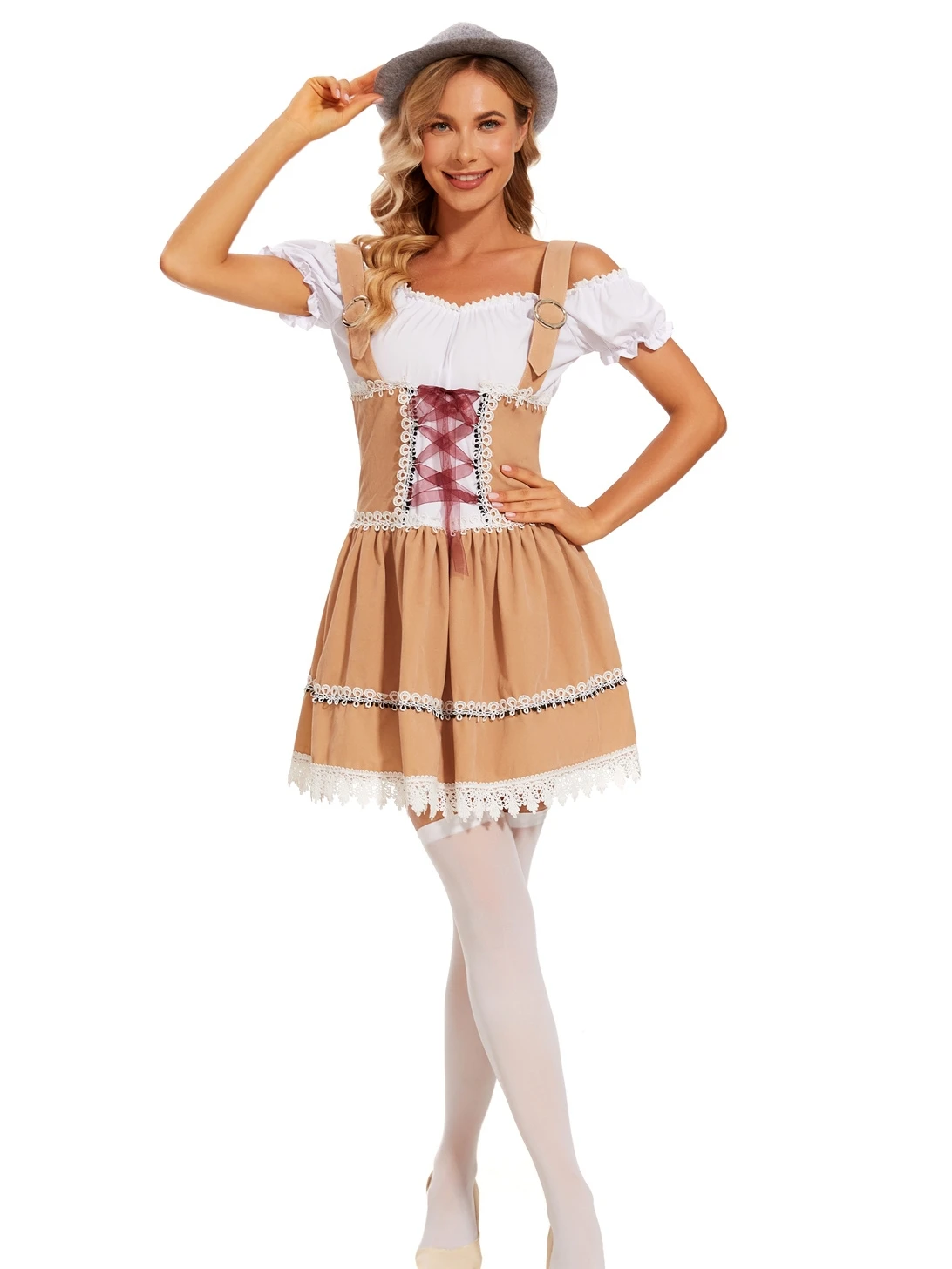 Beer Festival Women's Maid Dress National Style Overalls Bar Stage Performance Costume Polyester Material Traditional Chinese...
Beer Festival Women's Maid Dress National Style Overalls Bar Stage Performance Costume Polyester Material Traditional Chinese...
