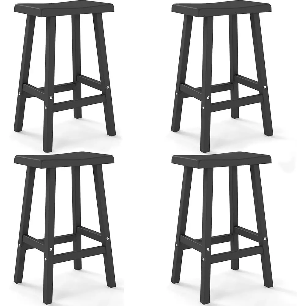 Набор из 4-х УФ-стойких барных стульев из полимерной смолы, прочные, для использования на кухонном острове или внутри/на улице, современный дизайн (29 черных)
Набор из 4-х УФ-стойких барных стульев из полимерной смолы, прочные, для использования на кухонном острове или внутри/на улице, современный дизайн (29 черных)