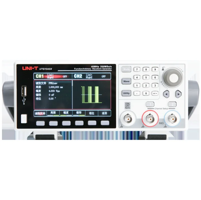 UTG1042X 40MHz 2 Channel Function/arbitrary Waveform Generator Professional Frequency Meter Multifunctional UTG1000X
UTG1042X 40MHz 2 Channel Function/arbitrary Waveform Generator Professional Frequency Meter Multifunctional UTG1000X