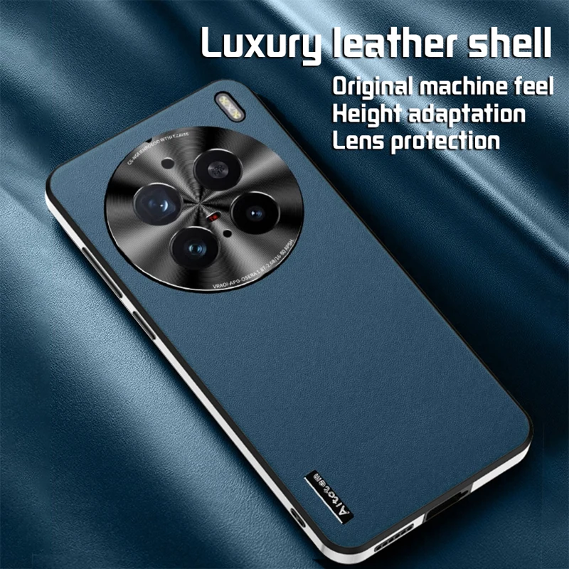Leather Phone Case For vivo X100 Ultra X100S X80 X90 X200 Pro Metal Camera Protective Back Cover Soft Cases Shockproof Bumper
Leather Phone Case For vivo X100 Ultra X100S X80 X90 X200 Pro Metal Camera Protective Back Cover Soft Cases Shockproof Bumper