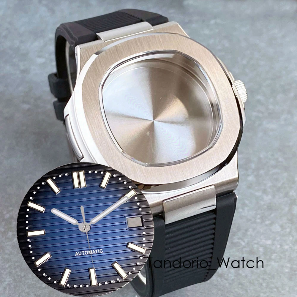 Tandorio Высококачественный квадратный корпус для часов 40 мм для корпусов в стиле Nautilus, подходит для NH35, автоматический механизм, корпус для дайвера из нержавеющей стали
Tandorio Высококачественный квадратный корпус для часов 40 мм для корпусов в стиле Nautilus, подходит для NH35, автоматический механизм, корпус для дайвера из нержавеющей стали