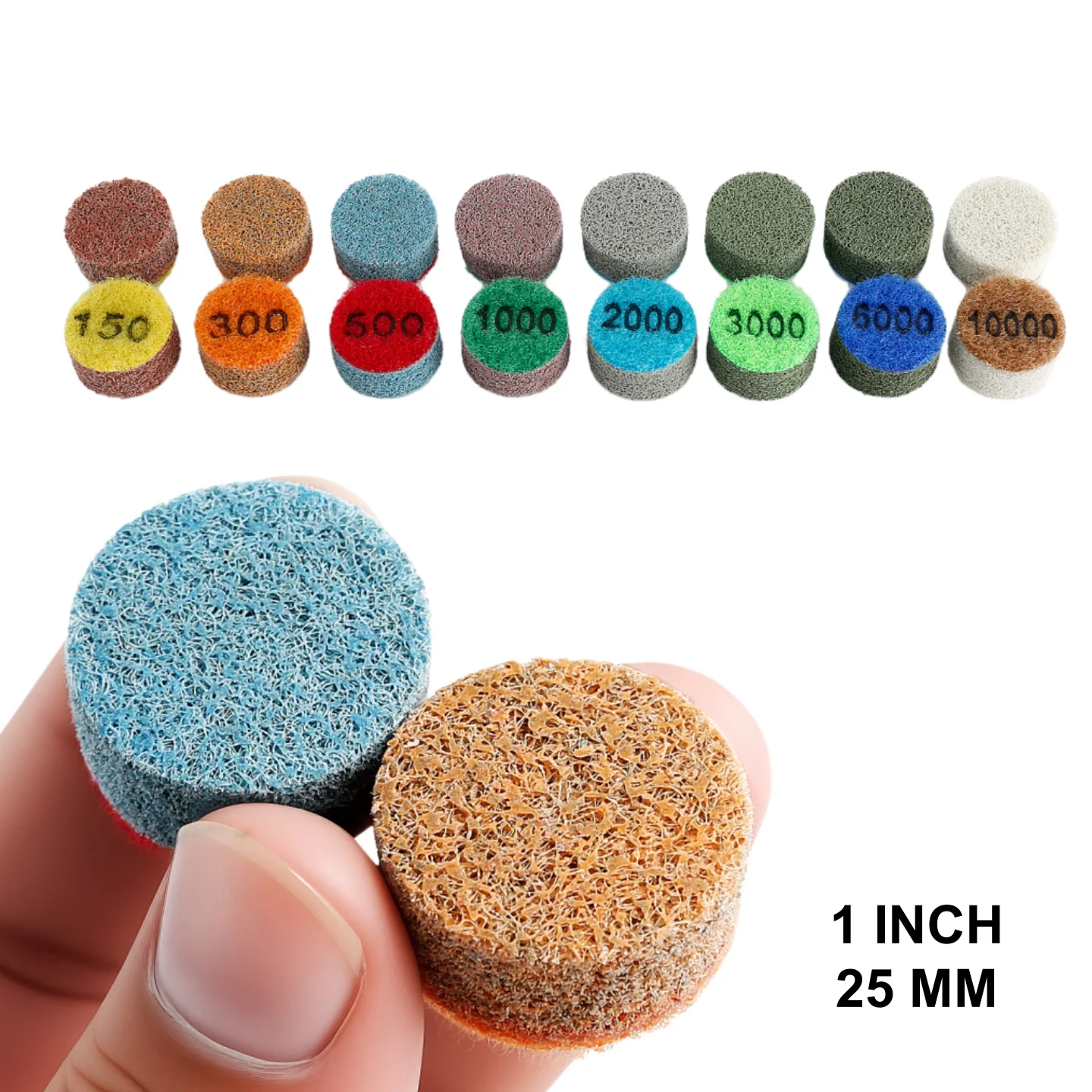 8 шт., набор мини-полировальных подушечек, 1 дюйм, губка, полировальный диск, шлифовальный диск для шлифования мрамора, кварцевого кристалла, нефрита 150 # -10000 # Грит
8 шт., набор мини-полировальных подушечек, 1 дюйм, губка, полировальный диск, шлифовальный диск для шлифования мрамора, кварцевого кристалла, нефрита 150 # -10000 # Грит