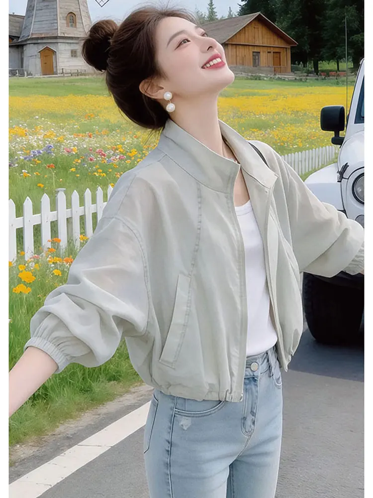 Women's Summer 2026 UV Protection Lightweight Breathable Short Casual Outerwear Anti-Uv Sunscreen Clothes Cool Feeling Jacket
Women's Summer 2026 UV Protection Lightweight Breathable Short Casual Outerwear Anti-Uv Sunscreen Clothes Cool Feeling Jacket