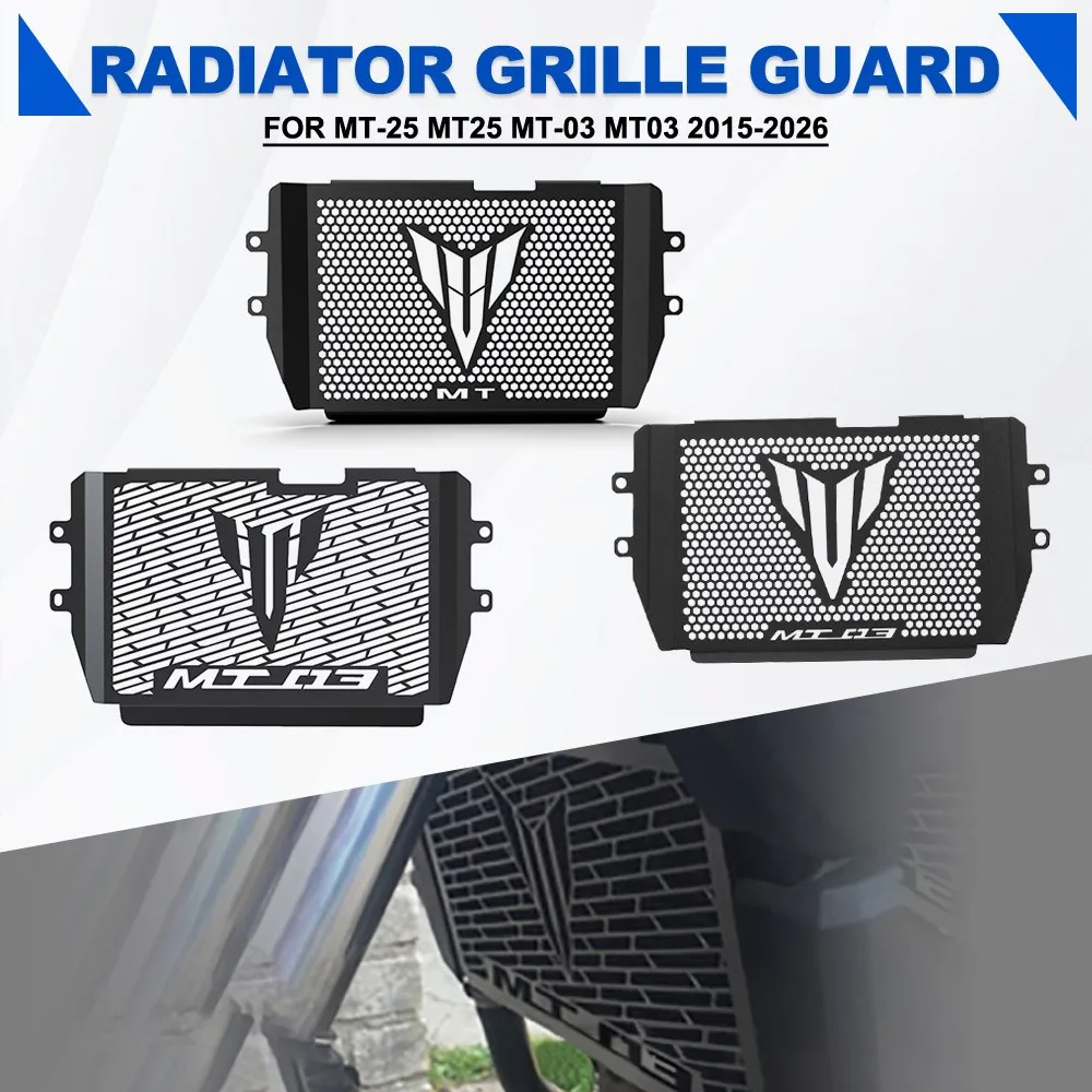 MT25 MT03 FOR YAMAHA MT-25 MT-03 2015-2017-2018-2019-2020-2021-2022-2023-2024-2025-2026 Radiator Guard Protector Grille Cover
MT25 MT03 FOR YAMAHA MT-25 MT-03 2015-2017-2018-2019-2020-2021-2022-2023-2024-2025-2026 Radiator Guard Protector Grille Cover