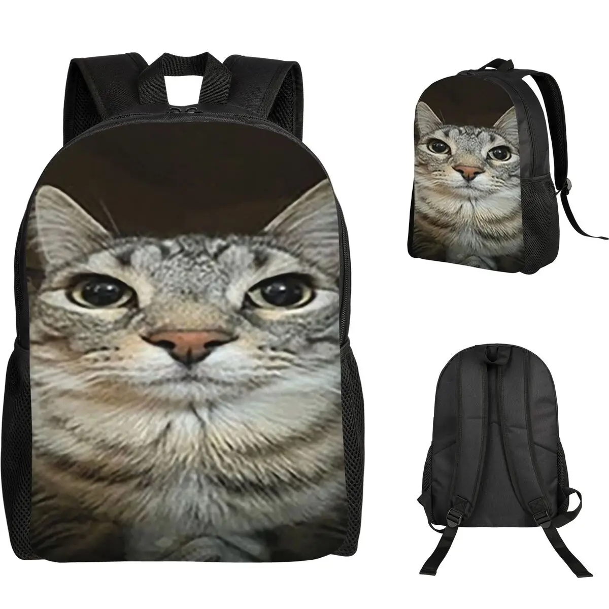 Cat Looking Directly At You Student Backpack School Bag Hiking Travel Daypack for Men Women Fashion Bookbag Shoulder Bags
Cat Looking Directly At You Student Backpack School Bag Hiking Travel Daypack for Men Women Fashion Bookbag Shoulder Bags
