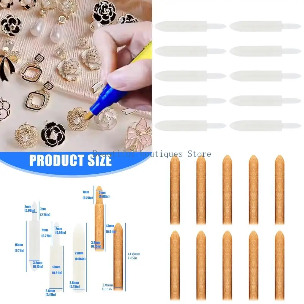 U4LF Professional Jewelry Electroplating Pen Tips Rubber Gold Plating Applicators Gold Coating Tips For Crafting And Repair
U4LF Professional Jewelry Electroplating Pen Tips Rubber Gold Plating Applicators Gold Coating Tips For Crafting And Repair