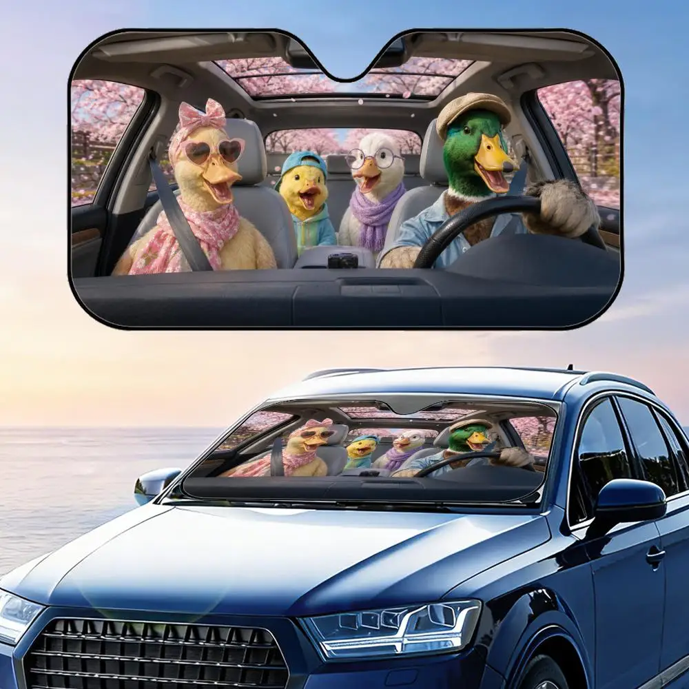 Funny Duck Driving Sun Visor Foldable Car Windshield Sun Shade UV Protection Reflective Heat Insulation Reusable Cover
Funny Duck Driving Sun Visor Foldable Car Windshield Sun Shade UV Protection Reflective Heat Insulation Reusable Cover